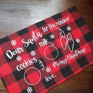 Santa's Cookies Mat